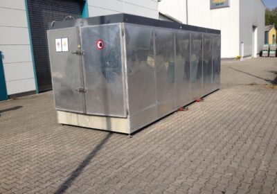 ELETTROPLAST Unit for cross linking of PEX pipe coils